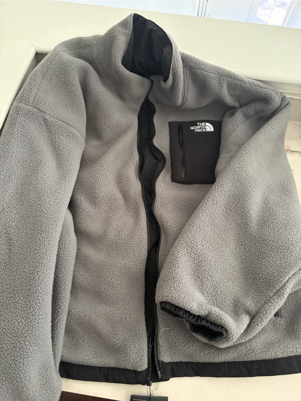 NWT The North Face Men’s Gray Reversible Jacket